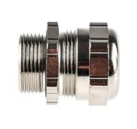 264-7386 ABB Metallic Nickel Plated Brass Cable Gland, M25 Thread, 10mm min., 14mm max., IP68