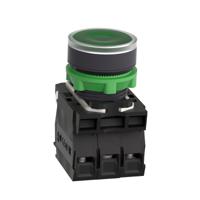 xb5aw33g5 Schneider Electric XB5 Series Illuminated Push Button Complete Unit, 22mm Cutout, SPDT