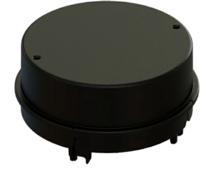 cnb-el Flexicon Circular Lid, Conduit Box Lid, Nylon 6, Black