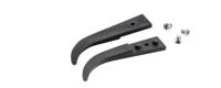 a2absv ideal-tek 40 mm, PVDF, Curved, ESD Tweezers
