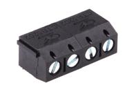 897-0749 RS PRO PCB Terminal Block, 4-Contact, 5mm Pitch, Through Hole Mount, 1-Row, Screw Termination