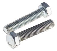 527-432 RS PRO Bright Zinc Plated Steel, Hex Bolt, M5 x 25mm