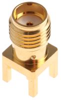 32k101-400l5 Rosenberger SMA Series, Jack PCB Mount SMA Connector, 50Ω, Solder Termination, Straight Body