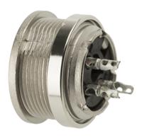 t3263000 Amphenol Industrial, C 091 A 3 Pole M16 Din Socket, DIN 41524, 4A, 300 V IP40, Screw Lock, Female, Panel Mount