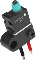 asqm11630-a Panasonic Pin Plunger Snap Action Micro Switch, Wire Lead Terminal, 50mA at 16V DC, SPST, IP67