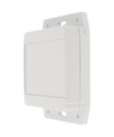 1555l2f17gy Hammond 1555F Series RAL 7035 Light Grey Polycarbonate Enclosure, IP66, IP68, Flanged, Grey Lid, 105 x 105 x 37mm