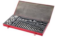 l120-4m Dormer 19-Piece HSS Thread Tap & Die Set, M5 - M12 Taps, M5 - M12 Dies