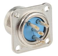 5366-040-06 Jaeger Circular Connector, 4 Contacts, Panel, Standard Connector, Female, IP50, IP54