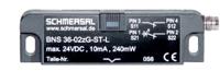 bns-36-11z-st-l Schmersal BNS 36 Series Flush Magnetic Safety Switch, 75V dc, Reinforced Thermoplastic Housing, NO/NC, M8