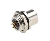 t4133412051-000 TE Connectivity Circular Connector, 5 Contacts, Front, M12 Connector, Socket, Female, IP67, M12 Series