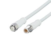 evf495 ifm electronic Male 4 way M12 to Female 5 way M12 Communication Cable, 10 m