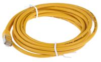 411-239 RS PRO, 3m Cat6, Yellow RJ45 to Male RJ45 Male, S/FTP Shielded, Terminated PVC Sheath