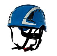 x5003v-ce 3M SecureFit™ Blue Safety Helmet with Chin Strap, AdjustableVentilated