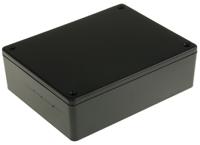 1591xxgbk Hammond 1591 Series Black Flame Retardant ABS Enclosure, IP54, Black Lid, 122 x 94 x 36mm