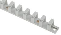 l22127035 Hager Self Adhesive Grey Slotted Flexible Panel Trunking - Flexible Slot, W11 mm x D15mm, L250mm, Polyamide