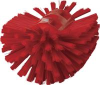 70374 Vikan Hard Bristle Red Scrubbing Brush, 40mm bristle length, Polyester bristle material