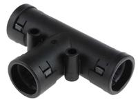 bvtd-171717gt PMA T Piece, Conduit Fitting, NW17 x 3 Nominal Size, PA 6, Black IP66 rating