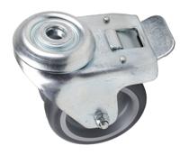 1977pjo075p30-13 Tente Braked Swivel Castor Wheel, 80kg Capacity, 75mm Wheel