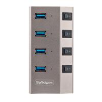 5g4aibs-usb-hub-eu StarTech.com 4 Port USB 3.0 USB A, USB B USB C Hub, AC Adapter Powered, 2.3 x 0.8 x 4.5in