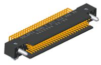 hdasf077yc-000 Amphenol Socapex HDAS Series Right Angle PCB PCB Header, 77 Contact(s), 1.91 mm Pitch, 3 Row, Shrouded