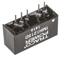 tmh-1215d TRACOPOWER TMH DC-DC Converter, ±15V dc/ ±65mA Output, 10.8 → 13.2 V dc Input, 2W, Through Hole, +85°C Max Temp