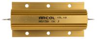 hs150-1k-j Arcol, 1kΩ 150W Wire Wound Chassis Mount Resistor HS150 1K J ±5%