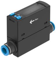 sfah-200u-q8s-pnlk-pnvba-m8 Festo SFAH Series Flow Sensor for Air, 4 l/min Min, 200 L/min Max
