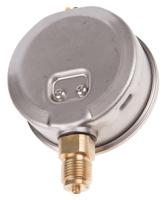7075619 WIKA Analogue Pressure Gauge 100bar Bottom Entry 100mm Outside Diameter