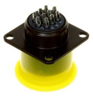 85102e1210s50 Souriau Sunbank by Eaton, 851, Copper Alloy 10 Way Cable Mount MIL Spec Circular Connector PlugGreen, Socket