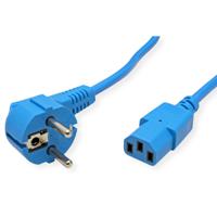 19081012-25 Roline Straight CEE 7/7 Plug to Straight IEC C13 Socket Power Cable, 1.8m