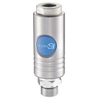 isi-111153 PREVOST Stainless Steel Male Safety Quick Connect Coupling, G 1/2 Male Threaded