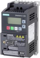 6sl3210-5bb11-2uv1 Siemens Inverter Drive, 0.12 kW, 1 Phase, 240 V ac, 900 mA, SINAMICS V20 Series