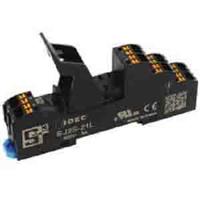 sj2s-21l Idec SJ 8 Pin 300V ac DIN Rail Relay Socket, for use with RJ & RF2S