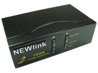 nlkvmhdmi-2 NewLink 2 Port 1 Input 2 Output HDMI Switch 1920 x 1200