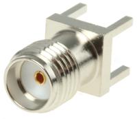 422510009 Telegartner, Jack PCB Mount SMA Connector, 50Ω, Solder Termination, Straight Body