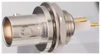 txa102-br Tajimi Electronics, Jack Panel Mount Triax Connector, Straight Body