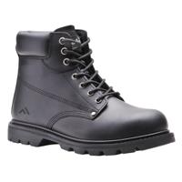 fw16bkr44 Portwest FW16 Black Steel Toe Capped Men's Safety Boot, UK 10, EU 44