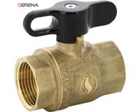 525004s Sferaco Brass Ball Valve, Ball Valve, Threaded, BSP 1/2in, 40bar Operating Pressure