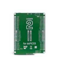 mikroe-2567 MikroElektronika Clicker 2 for dsPIC33 MCU Add On Board MIKROE-2567