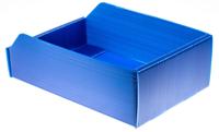 617-3205 RS PRO PP Storage Bin, 300mm x 200mm x 100mm, Blue