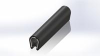 619-1512 RS PRO Black PVC Edge Protection, 20m
