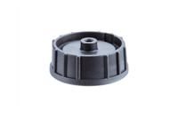 cap-wadmlpc1 Amphenol Industrial Black Waterproof Cap With Rubber Lead, Shell Size 28.5mm for use with Circular Connector