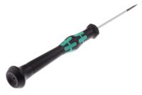 05118004001 Wera Slotted Precision Screwdriver, 1.8 x 0.3 mm Tip, 60 mm Blade