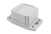 1555b2f22gy Hammond 1555F Series Polycarbonate Enclosure, IP68, Flanged, 2.56 x 2.56 x 1.67in