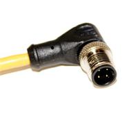 c4b05m005 Mueller Electric Male 4 way Right Angle Male Connector to Sensor Actuator Cable, 5 m