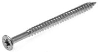 521-204 RS PRO Pozidriv Countersunk Steel Wood Screw, Bright Zinc Plated, No. 8 Thread, 2.1/2in Length