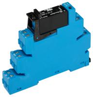 383170249024 Finder 38 Series Interface Relay Module, DIN Rail Mount, 24V dc Coil, SPST, 1-Pole, 5/40A Load