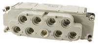 09380082753 HARTING Heavy Duty Power Connector Insert, 100A, Female, Han-Com Series, 8 Contacts