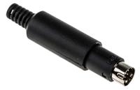 463-394 RS PRO 8 Pole Miniature Extension Shaft, 1A, 50 V ac/dc, Male, Cable Mount