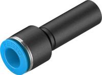 qs-12h-10-20 Festo QS Series Reducer Nipple, Push In 12 mm to Push In 10 mm, Tube-to-Tube Connection Style, 130698